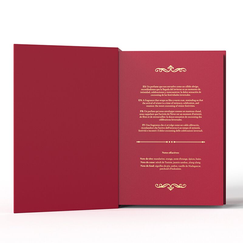 Gift Set CARDENAL WINTER SOLSTICE BOOK Candle 75gr/Diffuser 250ml image number 2