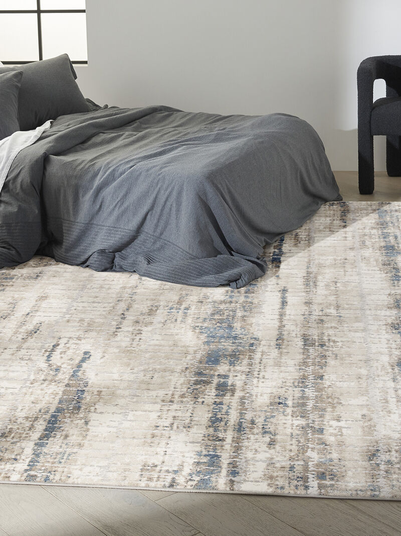 CK022 Infinity IFN02 Ivory/Gray/Blue 9' x 12' Rug