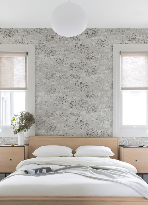 Arian Silver Inkburst Wallpaper (Set of 2)
