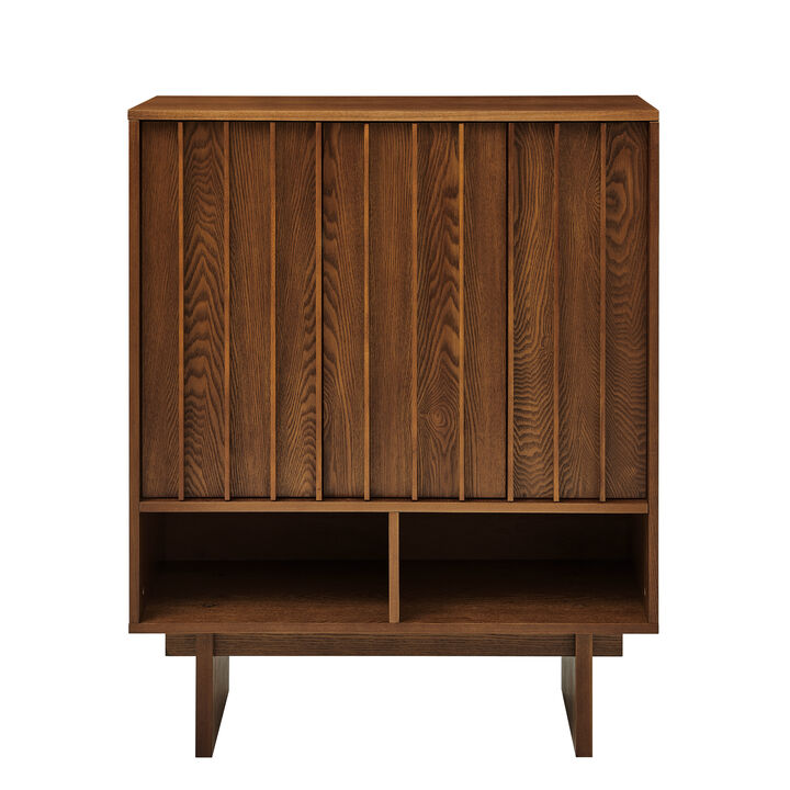 Harjas 3 Doors Mid Century Modern Buffet