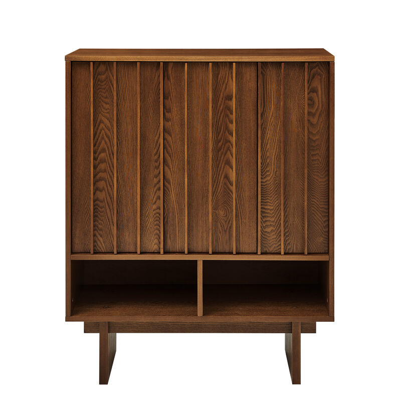 Harjas 3 Doors Mid Century Modern Buffet image number 0