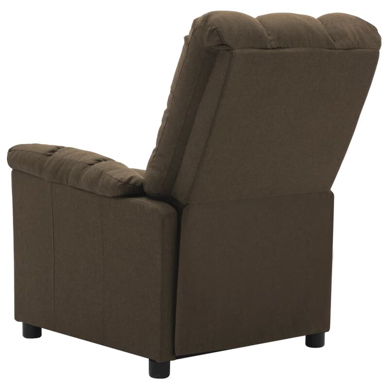 Recliner Brown Fabric image number 4