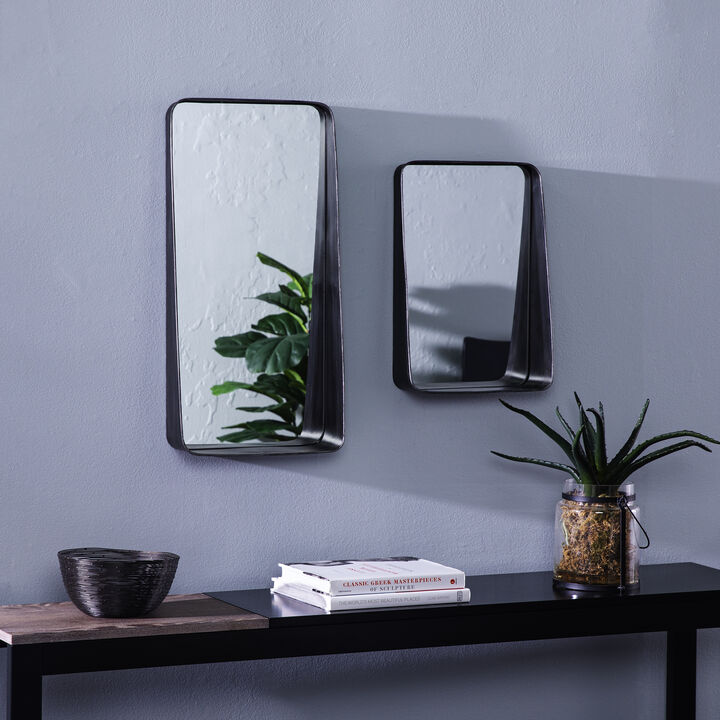 Amboros Decorative Mirrors w/ Shelves 2pc Set