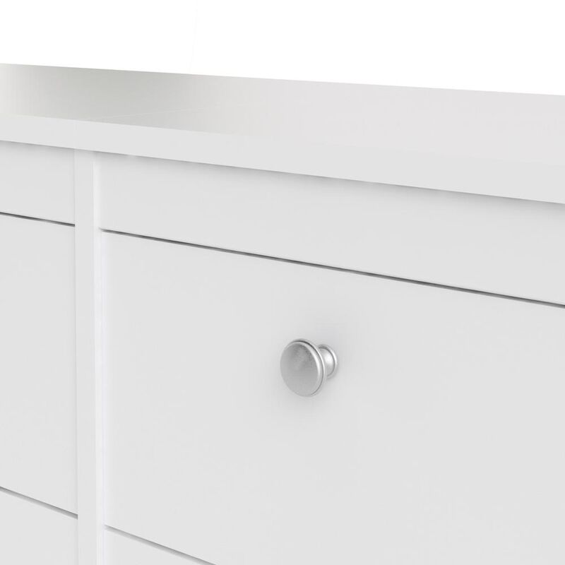 Tvilum Madrid 8 Drawer Double Dresser , White