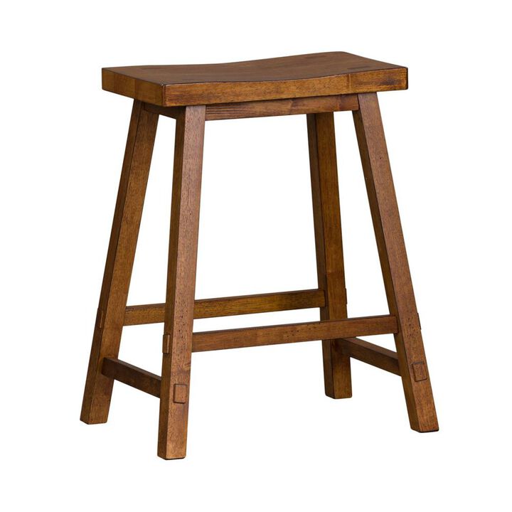 Liberty Furniture Creations 24 Inch Sawhorse Counter Stool - Tobacco (RTA) in Various