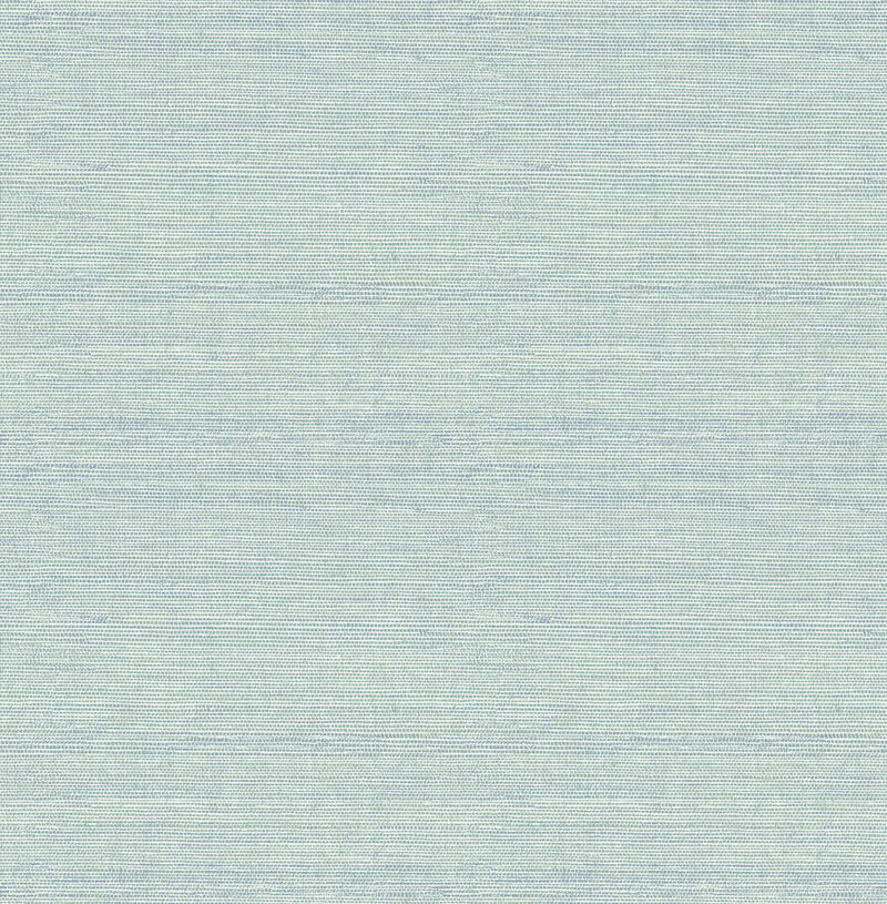 Agave Aqua Faux Grasscloth Wallpaper (Set of 2) image number 0