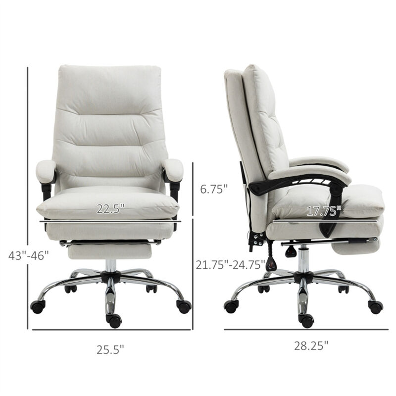 Ergonomic Office Chair with Built-in Massage Function – Comfortable and Adjustable Desk Chair