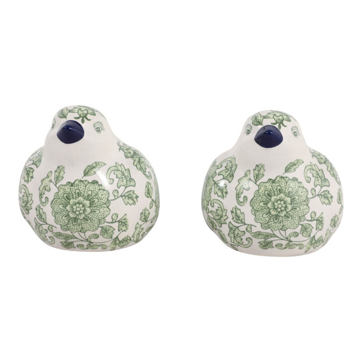 Set of 2 Chinoiserie Birds
