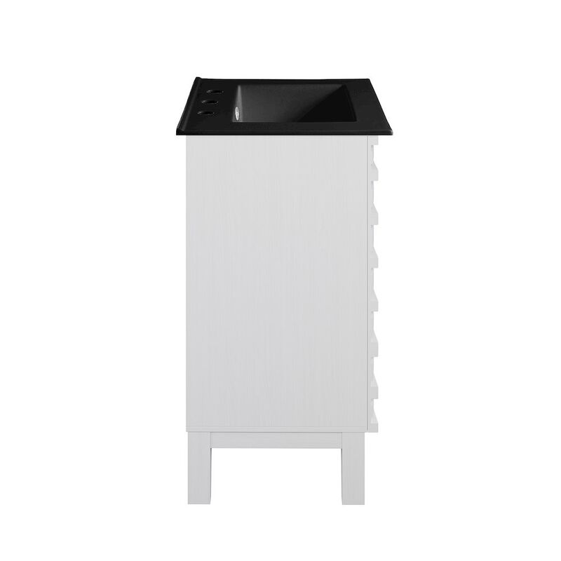 Cascade 24 in. Bathroom Vanity with 3-Hole Ceramic Sink Top image number 3