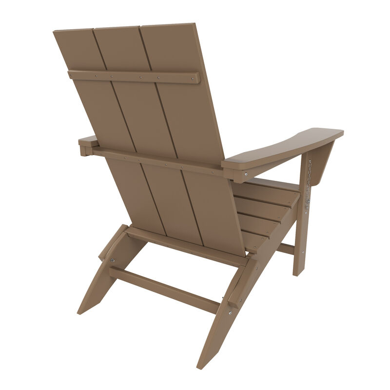 WestinTrends Modern Folding Adirondack Chair (Set of 2)