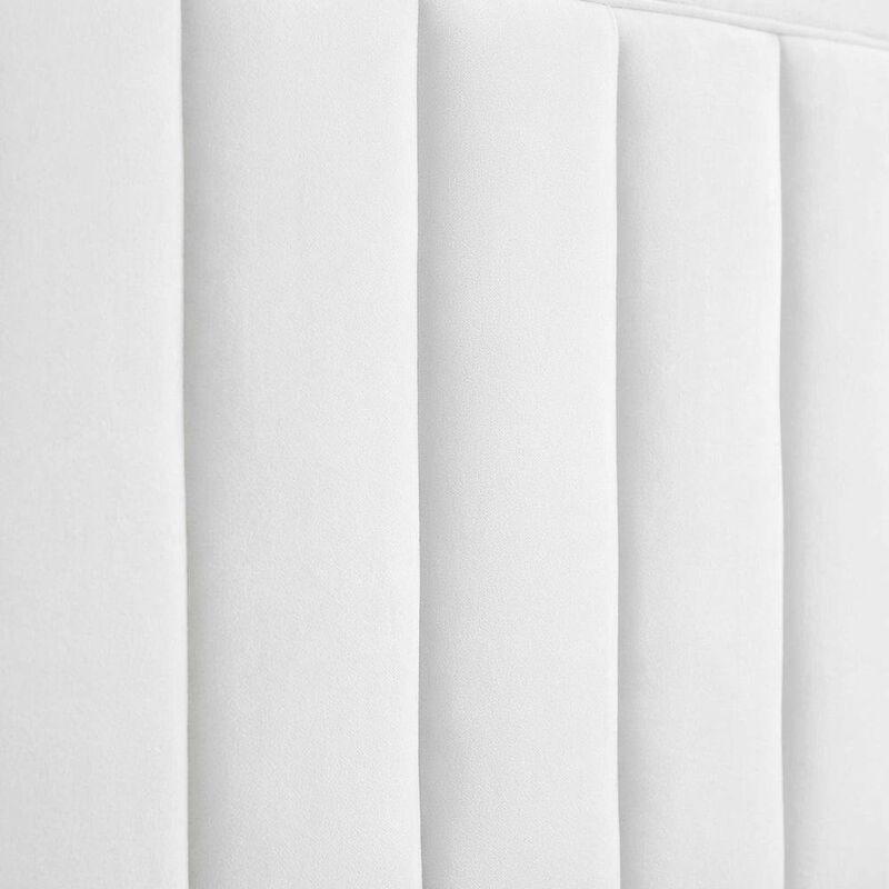 Channel Tufted Performance Velvet King/California King Headboard, Plush Padding image number 1