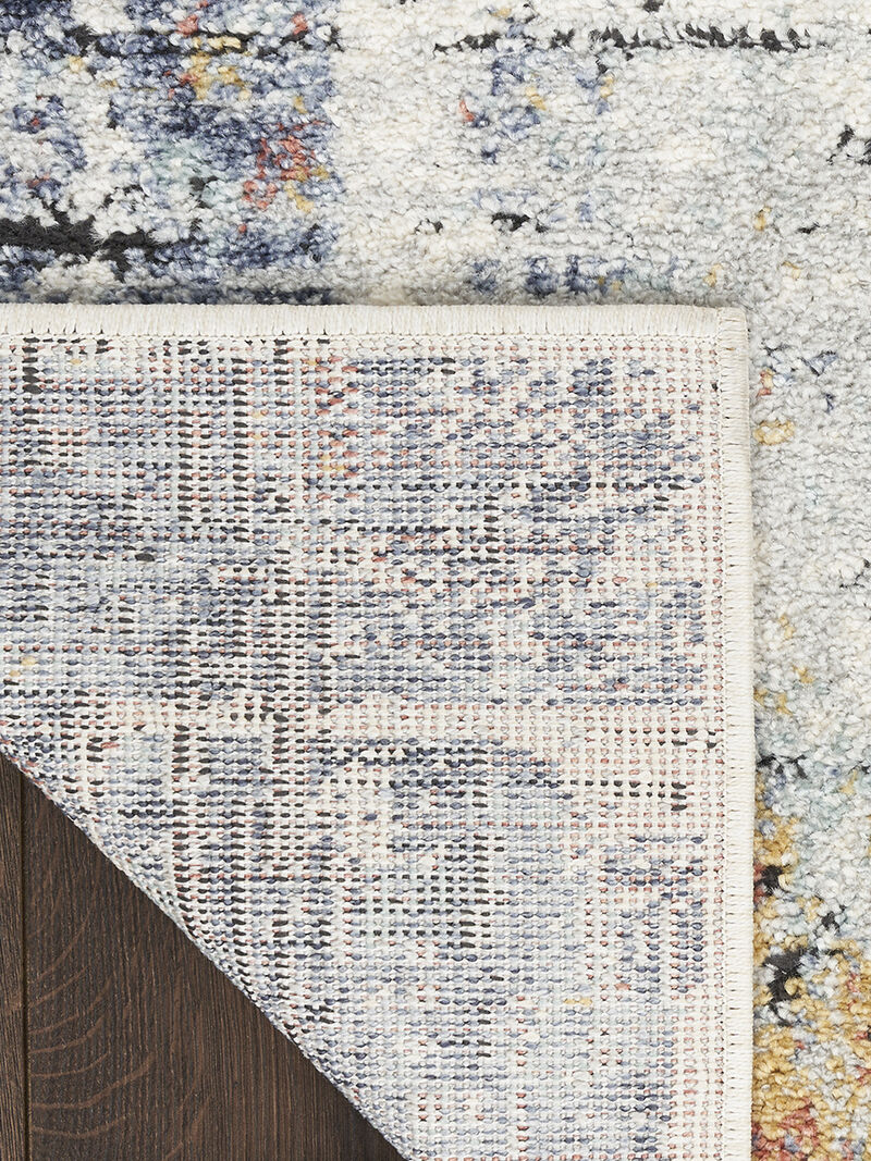 Motion MTT03 Turquoise/Multicolor 5'3" x 7' Rug