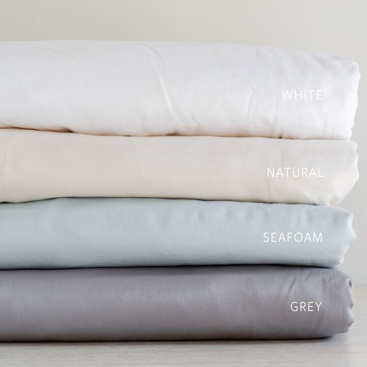 Organic King Cotton Sheets - White