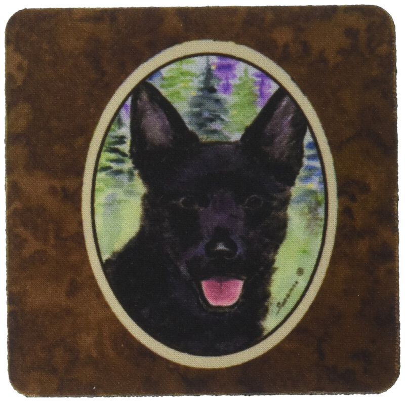 Caroline's Treasures SS8013FC Australian Kelpie Foam Coasters (Set of 4), 3.5 H x 3.5 W, Multicolor image number 0