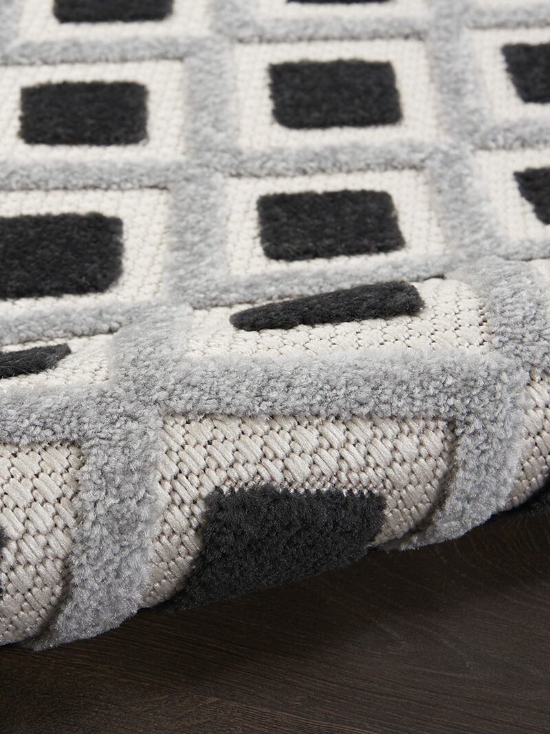 Aloha ALH26 Black/White 9' x 12' Rug
