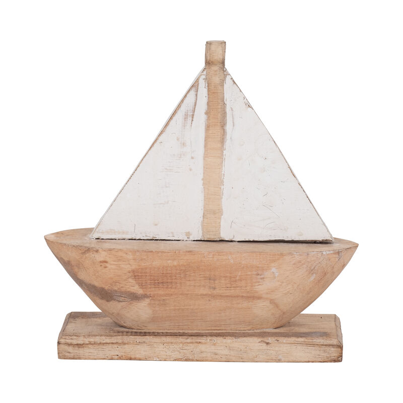 Wood 11" Sailboat image number 0
