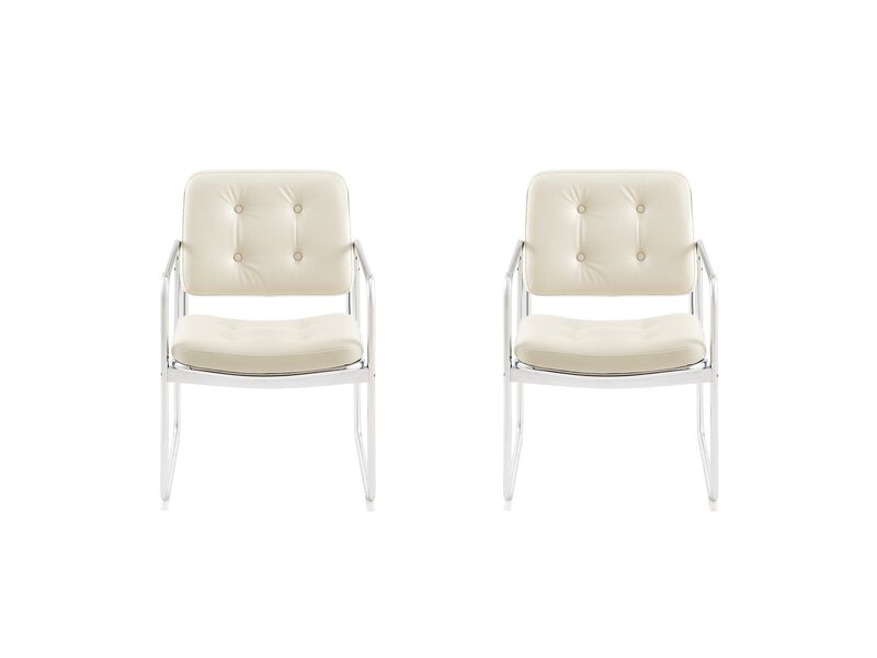 Mondo Legacy Tufted Dining Chair with Metal Legs, Set of 2 image number 1