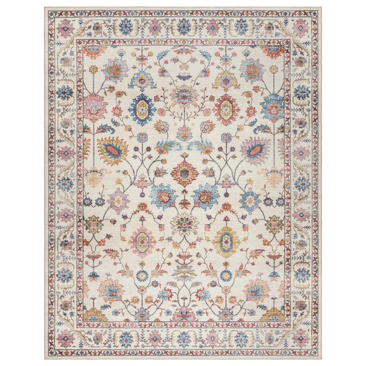 Gertmenian Printed Indoor Boho Area Rug - Non Slip, Ultra Thin, Super Strong, Printed Rug - Home D  cor for Entryway, Bedroom, L