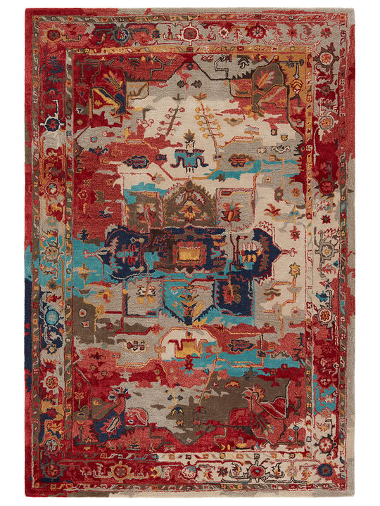 Citrine Lilith Red 5' x 8' Rug