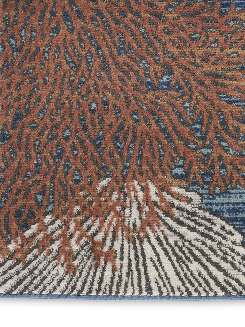 Seaside SDS04 Blue/Multicolor 4' x 6' Rug