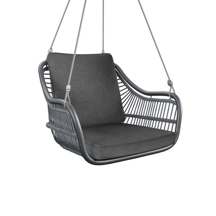 Modern Swing with Seat and Back Cushions