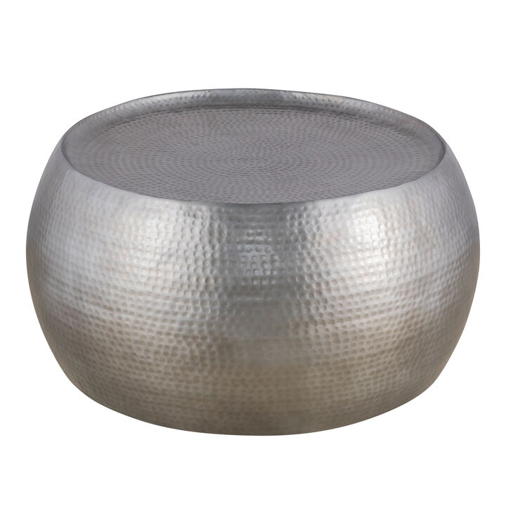 Jorevyn Gold Hammered Coffee Table