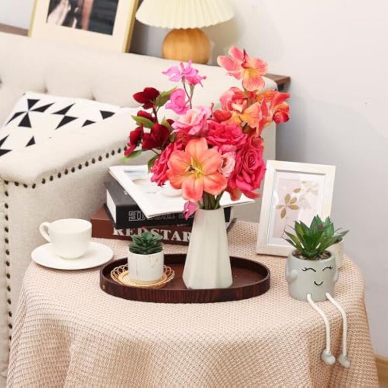 Pink Artificial Flowers Vase Filler Silk Wedding Bouquets Flower image number 3
