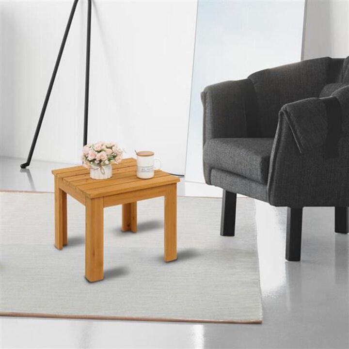 Square Side End Table – Contemporary Accent Table for Living Room & Bedroom