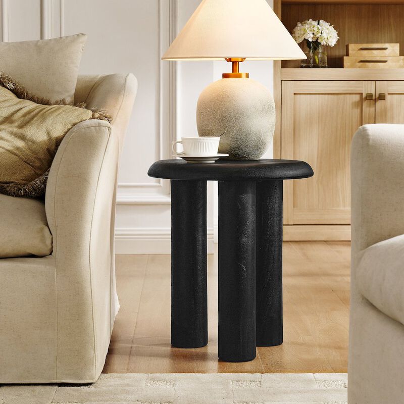 Mavina Mango Wood Side Table image number 5