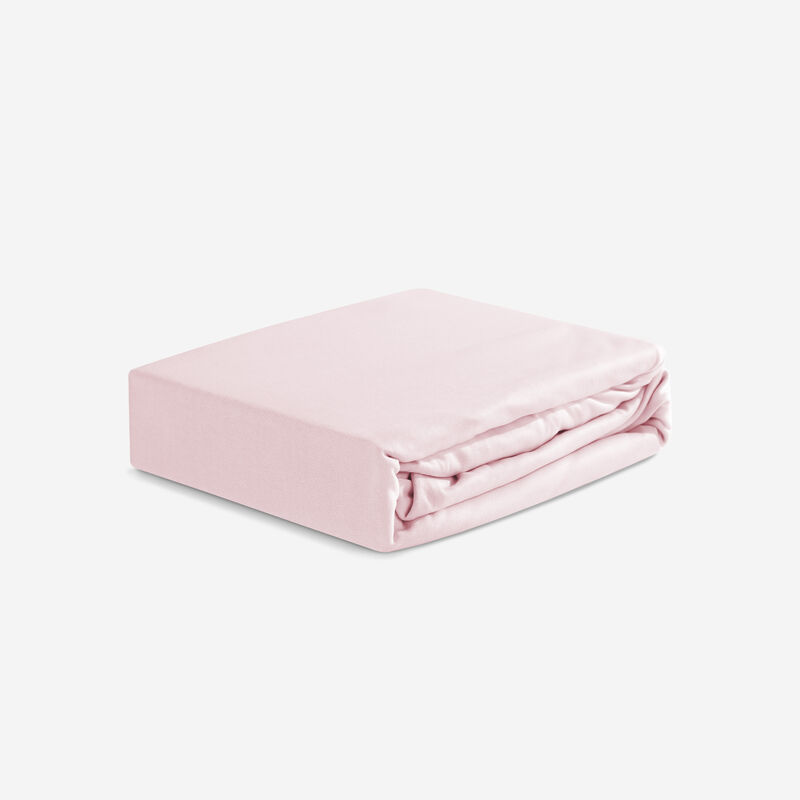 Hyper-Linen Crib Sheet - Light Pink