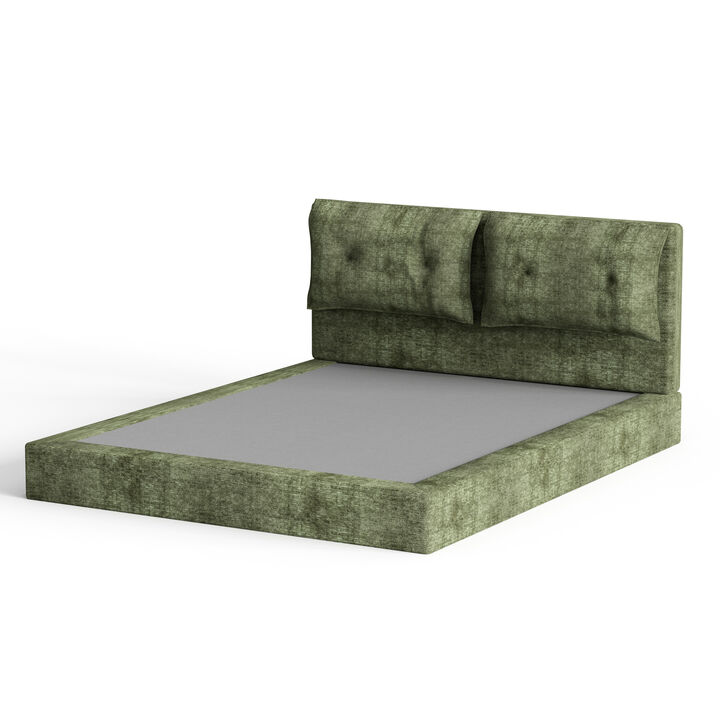 Zeck Upholstered Bed Frame