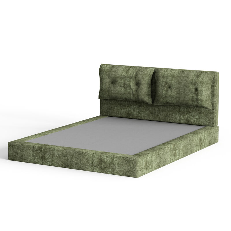Zeck Upholstered Bed Frame image number 0