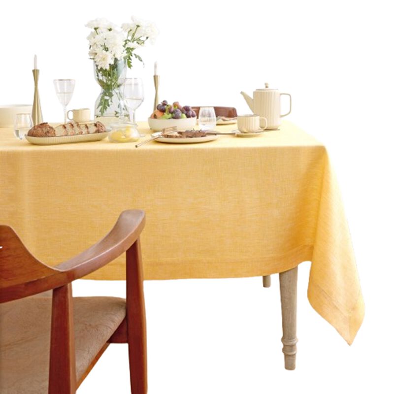 Solino Home Athena 100% Linen Tablecloth &ndash; Handcrafted, Machine Washable, Perfect for Holiday and Everyday Dining
