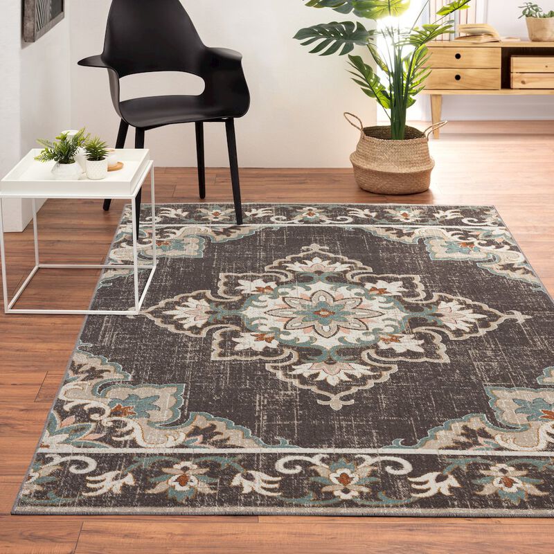 LR Home Durable Performance Area Rug Outdoor image number 2
