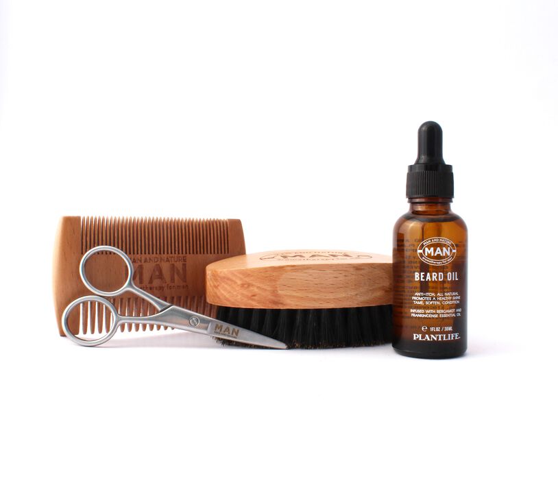 Plantlife Men's Grooming Beard Kit Gift Set