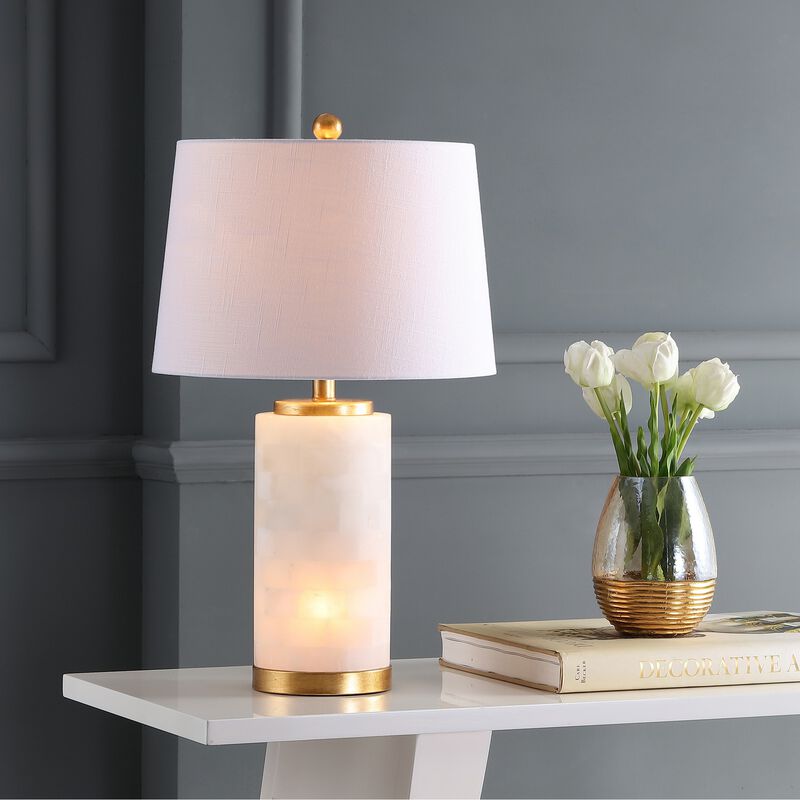 Eliza Alabaster LED Table Lamp