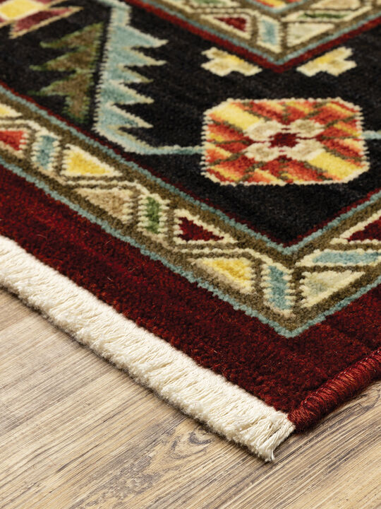 Lilihan 2' x 6' Red Rug