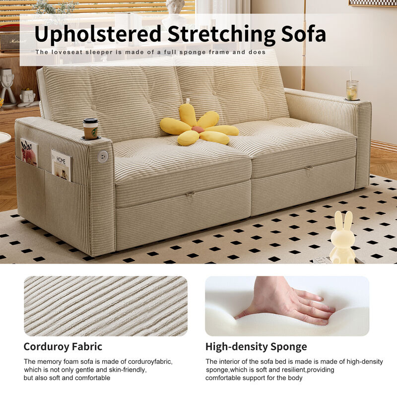 Krekda Multi-Functional Convertible Sofa Bed image number 5