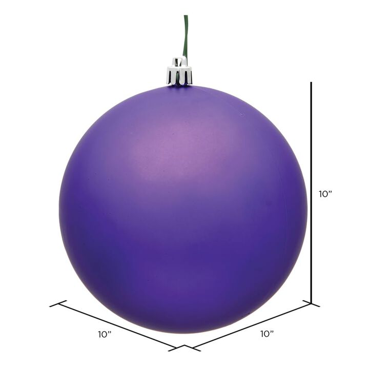 Vickerman Purple Matte Ball UV Drilled Cap -