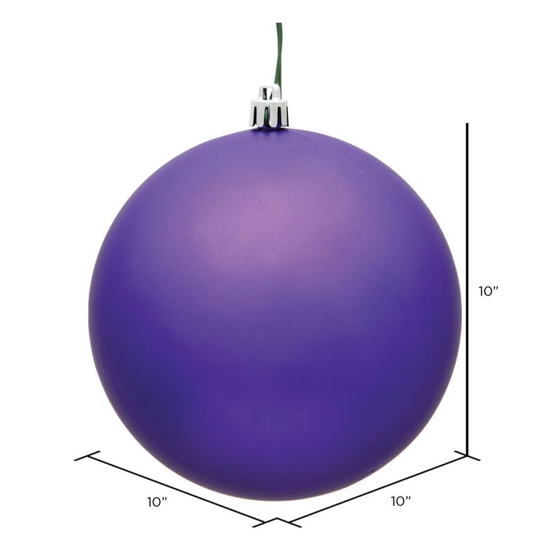 Vickerman Purple Matte Ball UV Drilled Cap - image number 1