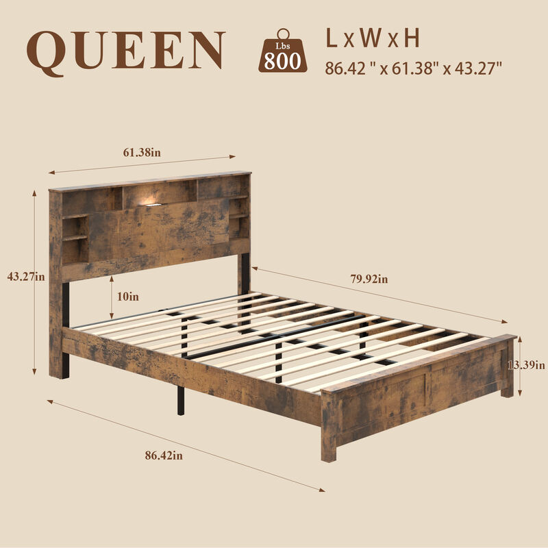 Ladnap Queen Bed Frame image number 7