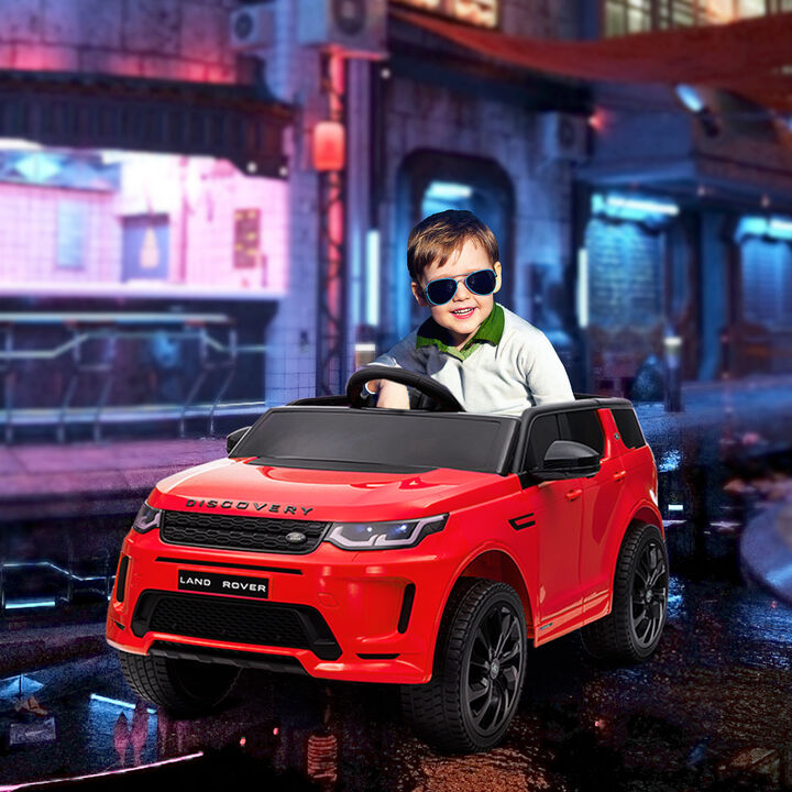 BreeBe Land Rover Discovery Sport Licensed 12V Kids Ride on Car with Remote Control Soft Start, LED Lights