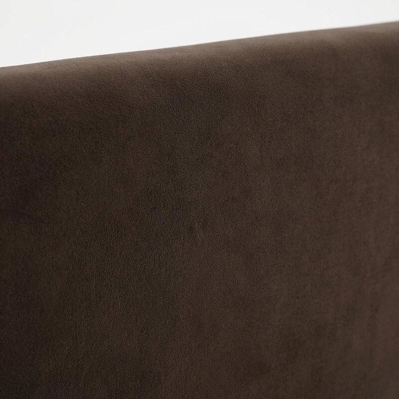 Velvet King Headboard in Soft Fabric, Plush Upholstery, Elegant Design image number 4