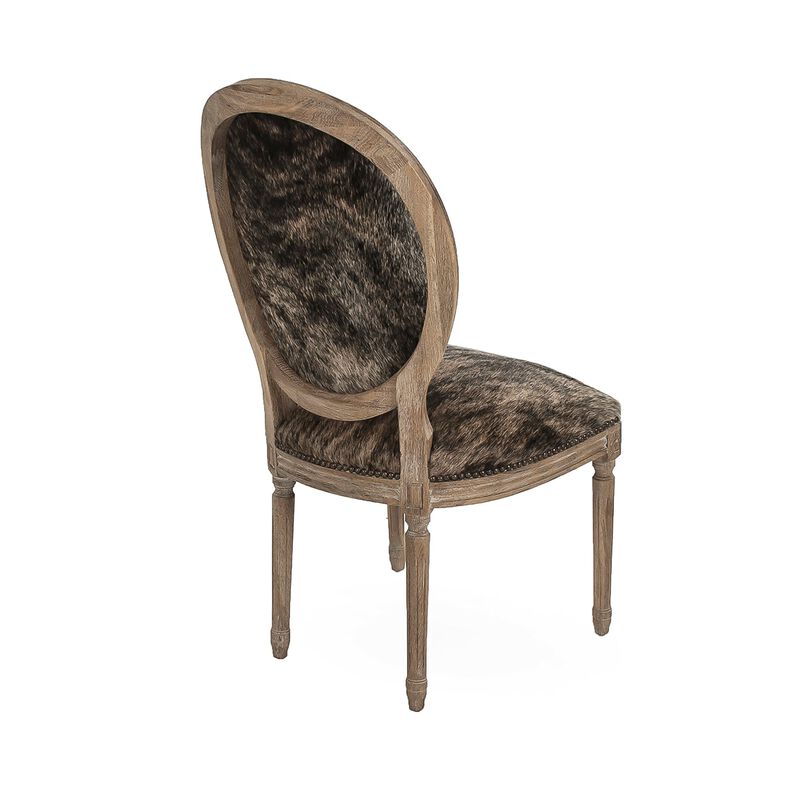 Medallion Cowhide Chair B004 E272 Cow ED image number 2