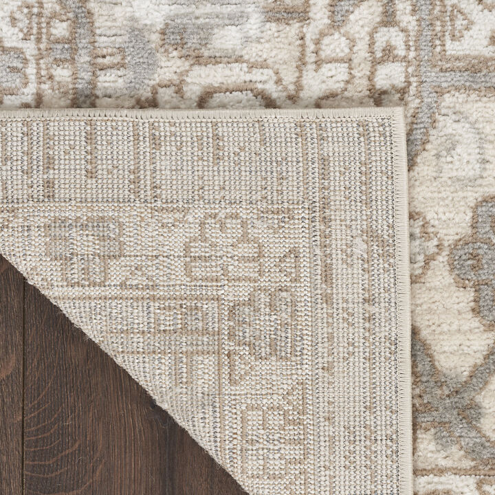 Quarry QUA05 Beige 3'9" x 5'9" Rug