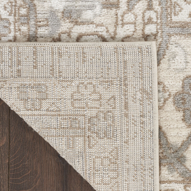 Quarry QUA05 Beige 3'9" x 5'9" Rug