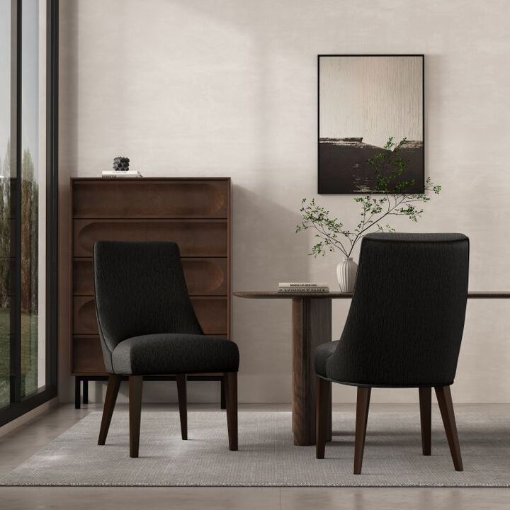 Beever Black Dining Chairs (Set of 2)