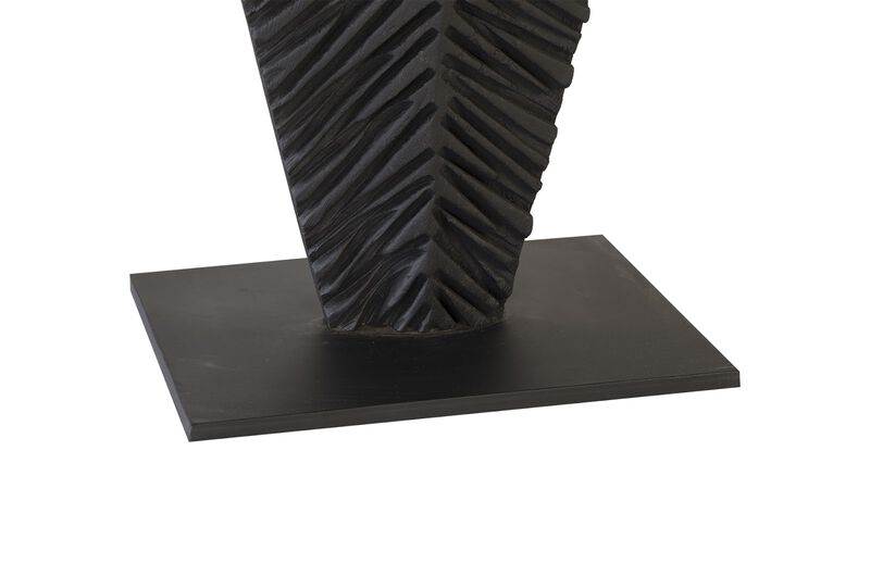Medium Carved Leaf on Stand