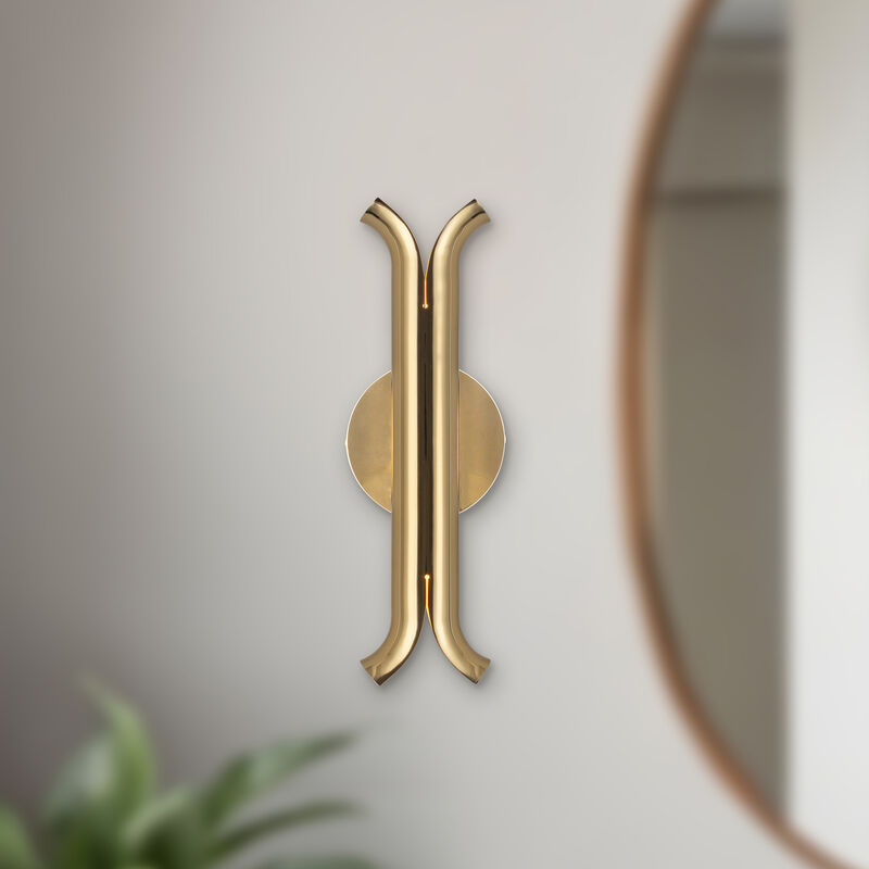 Husk 14-in Dimmable LED Wall Sconce image number 1