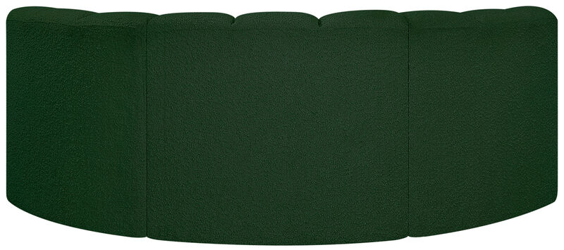Meridian Furniture Arc Green Boucle Fabric Modular Sofa image number 2